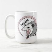 Schreiendes Opossum Kaffeetasse (Links)