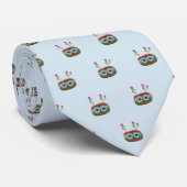 SchreieToots Haggis (hellgrau) Krawatte (Gerollt)