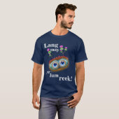 SchreieToots Haggis. Lang kann Gestank YER Lum! T-Shirt (Vorne ganz)