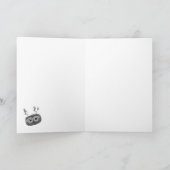 SchreieToots Haggis. Lateinisch Dankeskarte (Innenseite)