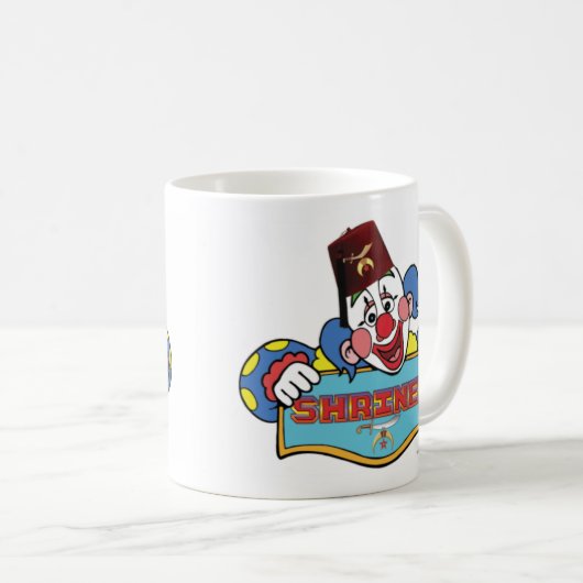 Schrein-Clown Kaffeetasse (VorderseiteRechts)