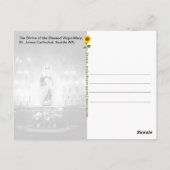 Schrein der gesegneten Jungfrau Mary, Seattle, WA Postkarte (Rückseite)