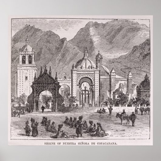 Schrein der Nuestra Senora de Copacabana Poster (Vorne)