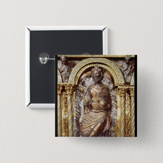 Schrein des Kaisers Karl der Große Button (Vorne & Hinten)