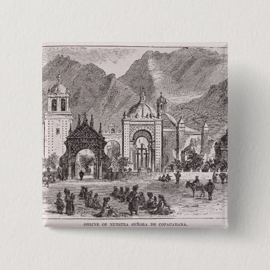 Schrein Nuestra Senora de Copacabana Button (Vorderseite)