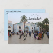 Schrein von Hazrat Shah Jalal in Sylhet Bangladesc Postkarte (Vorne/Hinten)