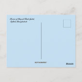 Schrein von Hazrat Shah Jalal in Sylhet Bangladesc Postkarte (Rückseite)