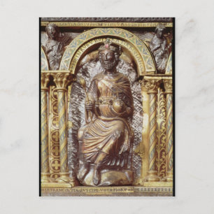 Schrein von Kaiser Charlemagne Postkarte