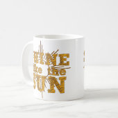 Schrein wie die Sonne Kaffeetasse (Vorderseite Links)