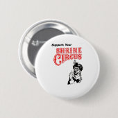 Schrein-Zirkusclown Button (Vorne & Hinten)