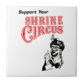 Schrein-Zirkusclown Fliese (Vorderseite)