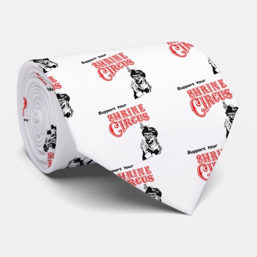 Schrein-Zirkusclown Krawatte (Gerollt)