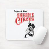 Schrein-Zirkusclown Mousepad (Mit Mouse)