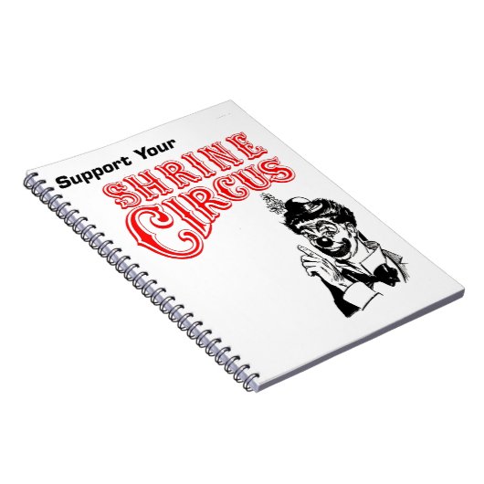 Schrein-Zirkusclown Notizblock (Rechte Seite)