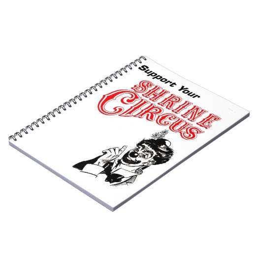 Schrein-Zirkusclown Notizblock (Linke Seite)