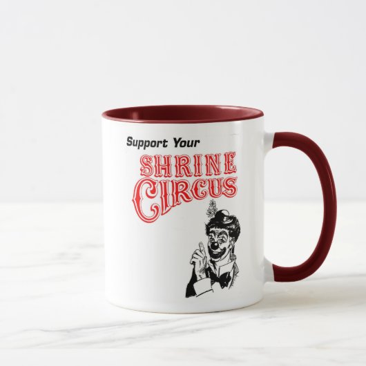 Schrein-Zirkusclown Tasse (Rechts)