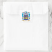 Schreiner-Wappen - Familienwappen Quadratischer Aufkleber (Tasche)