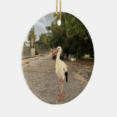 Schreitender Storch-Schmuck Keramik Ornament (Rechts)
