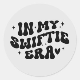 schrifart runder aufkleber