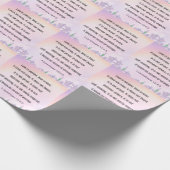 Schrift, 1 Korinther 13 4-5, Geschenkpapier (Ecke)