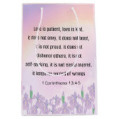 Schrift, 1 Korinther 13 4-5, Mittlere Geschenktüte (Vorderseite)