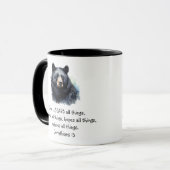 Schrift 1 Korinther 13:4 Liebe ist Tasse (Vorderseite Links)