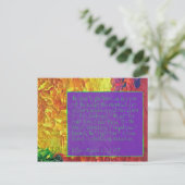 Schrift 2 Korinther 6:1-2 Postkarte (Stehend Vorderseite)