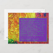 Schrift 2 Korinther 6:1-2 Postkarte (Vorne/Hinten)