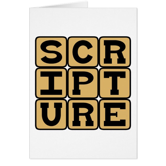 Schrift, biblische Studie (Vorne)