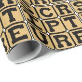 Schrift, biblische Studie Geschenkpapier (Rolleneckpunkt)