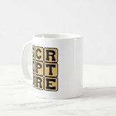Schrift, biblische Studie Kaffeetasse (Vorderseite Links)