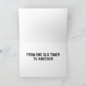 Schrift Birthday Gruß Karte (Innenseite)