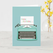 Schrift Birthday Karte (Gelbe Blume)