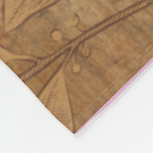 Schrift Blanket Fleecedecke (Ecke)