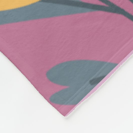 Schrift Blanket Fleecedecke (Ecke)