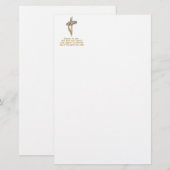Schrift Briefpapier (Vorne/Hinten)