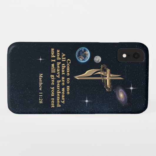 Schrift Case-Mate iPhone Hülle (Rückseite (Horizontal))