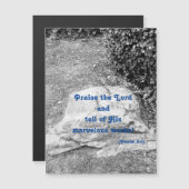 Schrift des Loses Magnetgrüßkarte Magnetkarte (Vorne/Hinten)