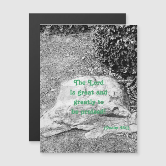 Schrift des Loses Magnetgrüßkarte Magnetkarte (Vorne/Hinten)