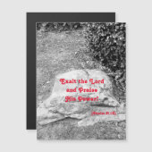 Schrift des Loses Magnetgrüßkarte Magnetkarte (Vorne/Hinten)