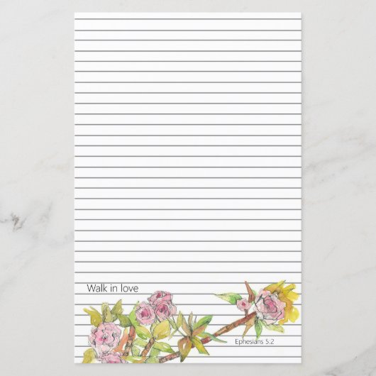 Schrift Ephesians 5 2 Spaziergang in Liebe Linken (Vorderseite)