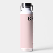 Schrift für elegante Typografie personalisiert Trinkflasche (Vorne)