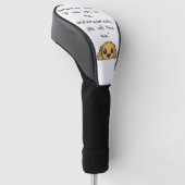 Schrift Golf Headcover (angewinkelt)