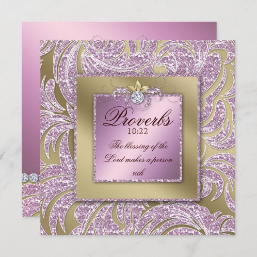 Schrift Gottes Gebote 10:22 Einladung (Vorne/Hinten)