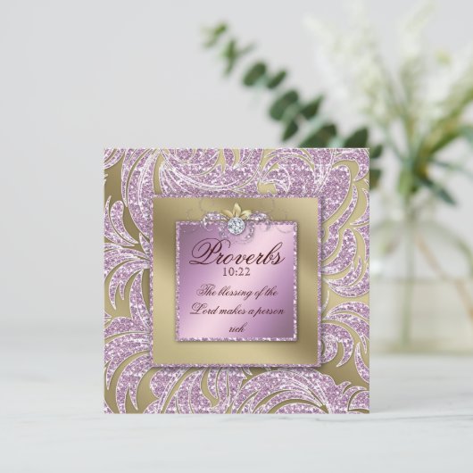 Schrift Gottes Gebote 10:22 Einladung (Stehend Vorderseite)