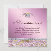 Schrift Gottes Gebote 10:22 Einladung (Rückseite)