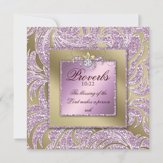 Schrift Gottes Gebote 10:22 Einladung (Vorderseite)