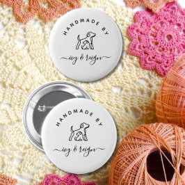  Schrift Handgefertigt von Benutzerdefiniertem Log Button