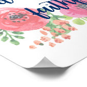 Schrift - Inspiration - "Hoffentlich" Poster (Ecke)