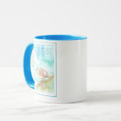 Schrift, Inspiration, John 14:27, Beach Bird Tasse (Vorderseite Links)